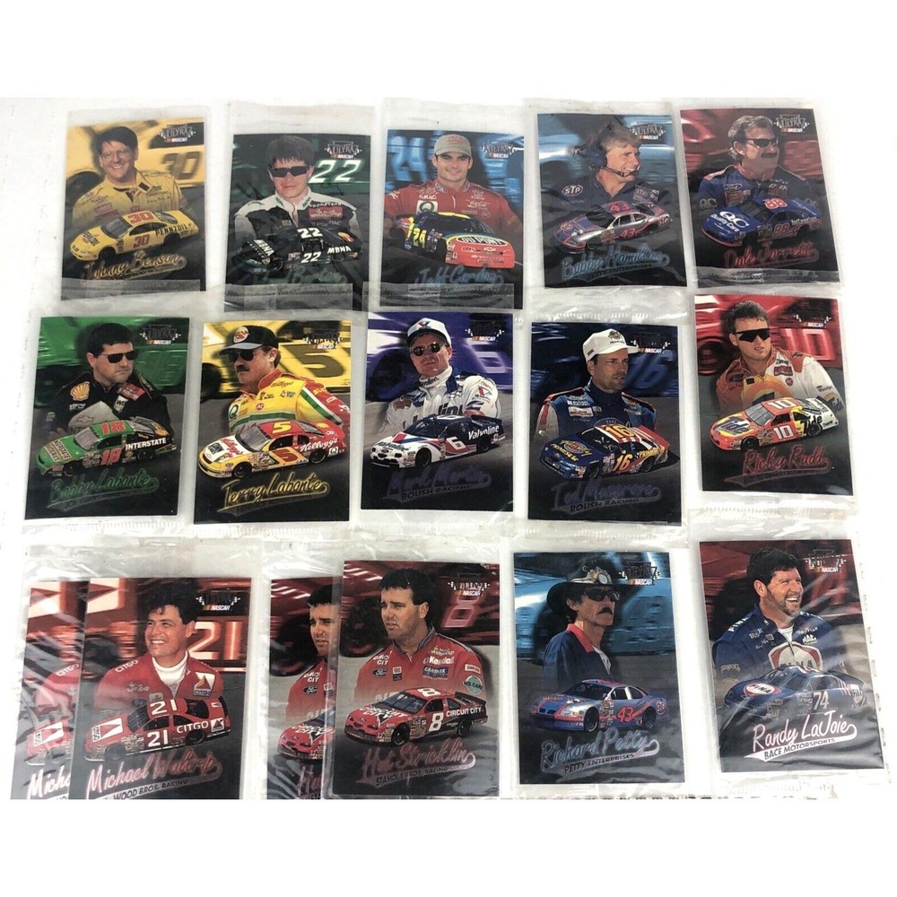 Nascar Race Cards Shoney's Special Fleer‎ Ultra 1997 Factory Sealed Ephemera Vtg
